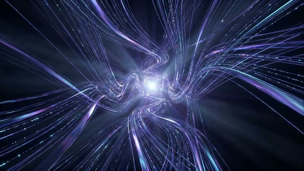 Streams of light flowing through a digital network — one customer's journey through the Entagl loop